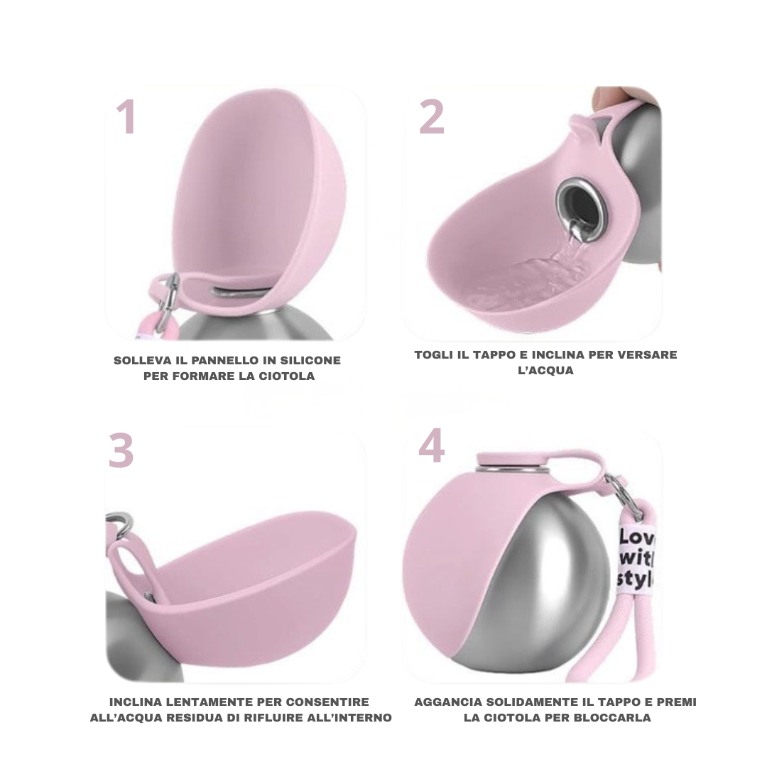 BuddyBottle – La borraccia compatta per il tuo cane