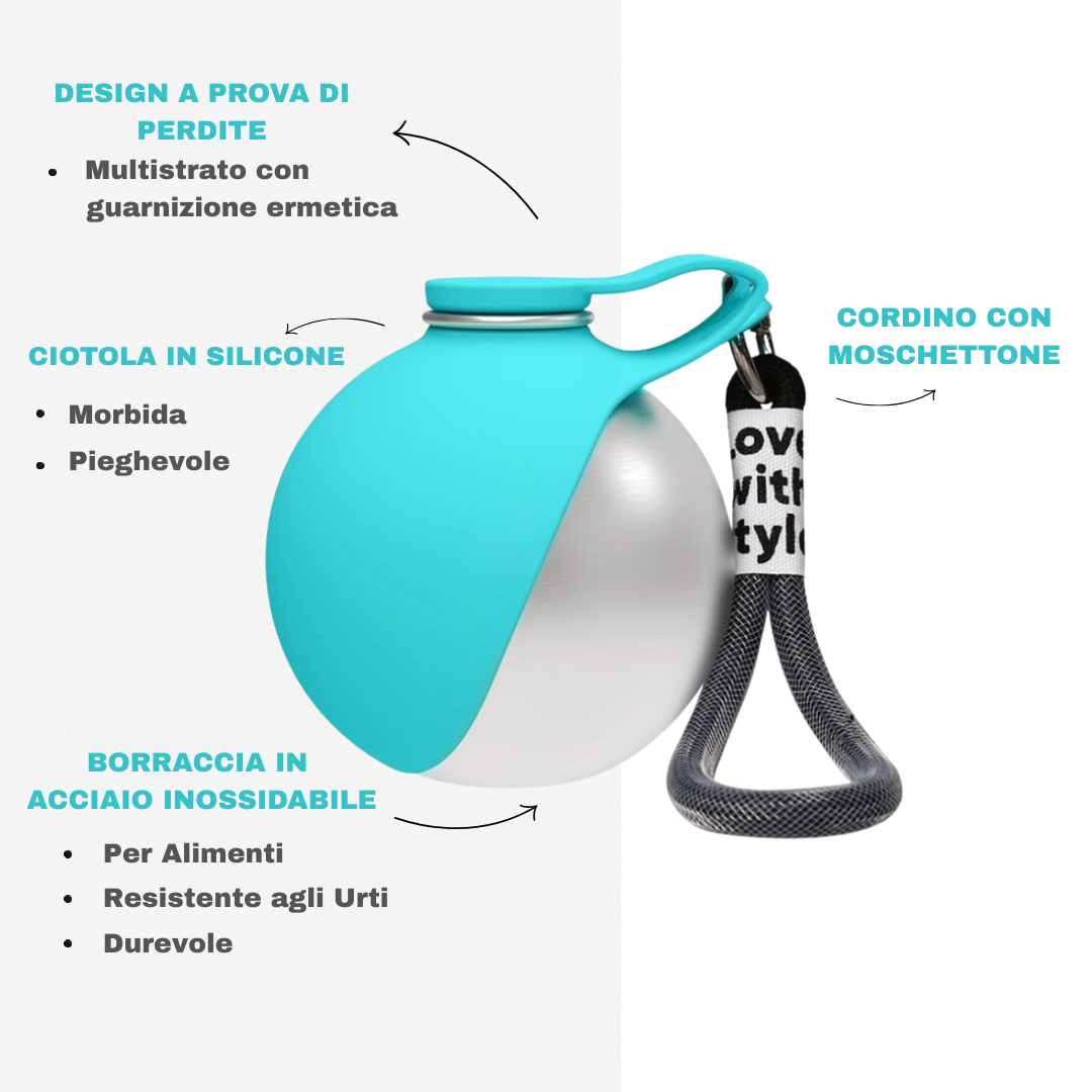 BuddyBottle – La borraccia compatta per il tuo cane