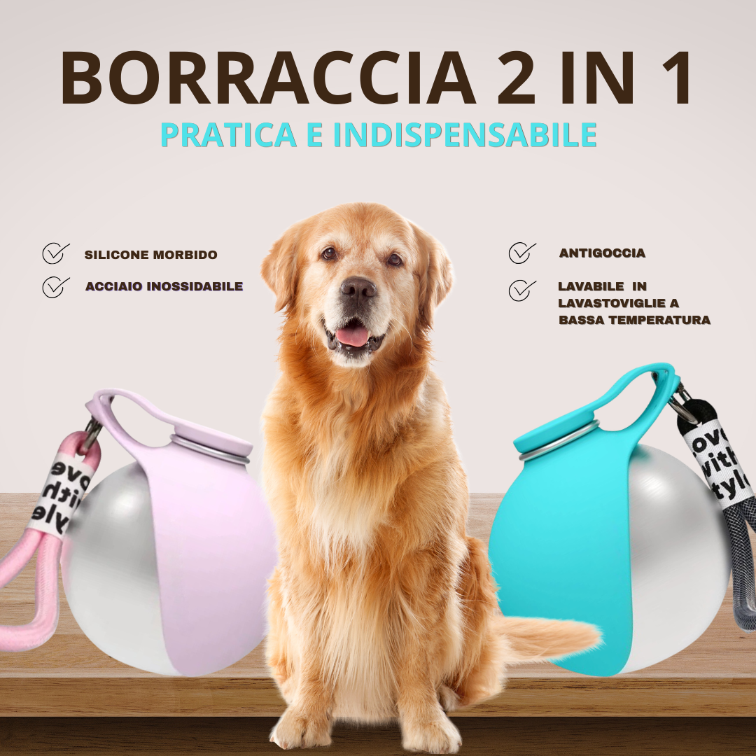 BuddyBottle – La borraccia compatta per il tuo cane